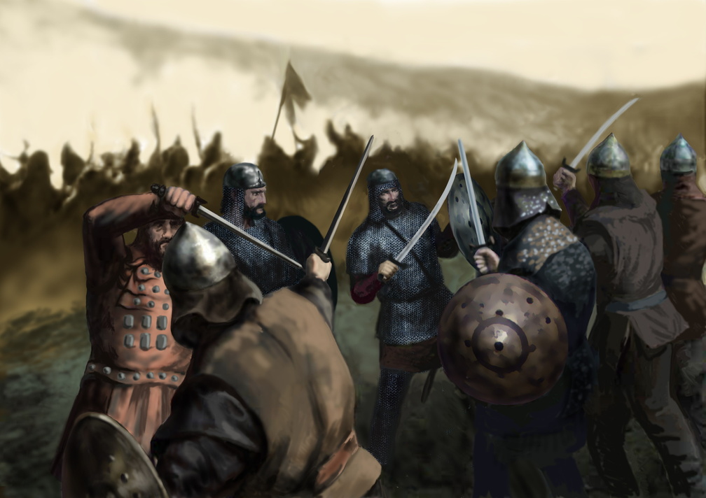 Illustration for History of Georgia battle 1