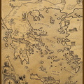 map of the Ellados - ancient Greece